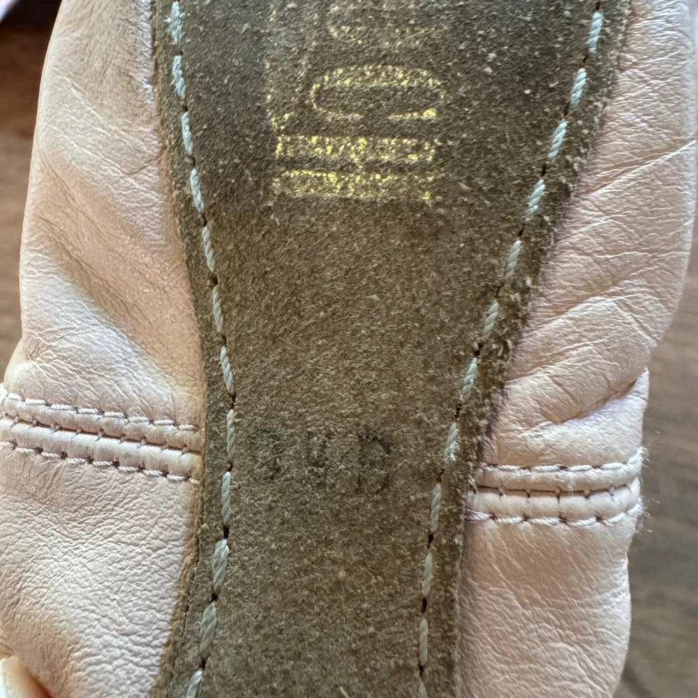 Bloch Pink Leather Ballet Slippers Kids Size 9.5 B Dance Shoes Full Sole 0658